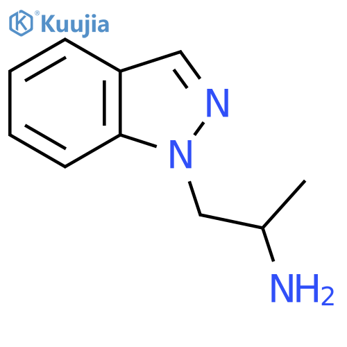 1-(1H-indazol-1-yl)propan-2-amine structure