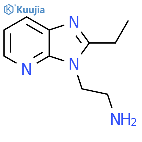 2-(2-ethyl-3H-imidazo[4,5-b]pyridin-3-yl)ethan-1-amine structure