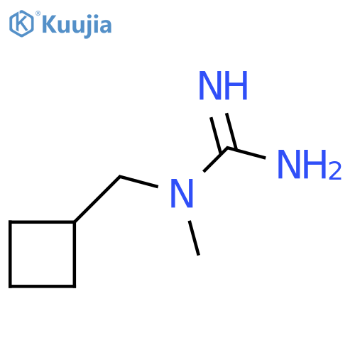 N-(cyclobutylmethyl)-N-methylguanidine structure