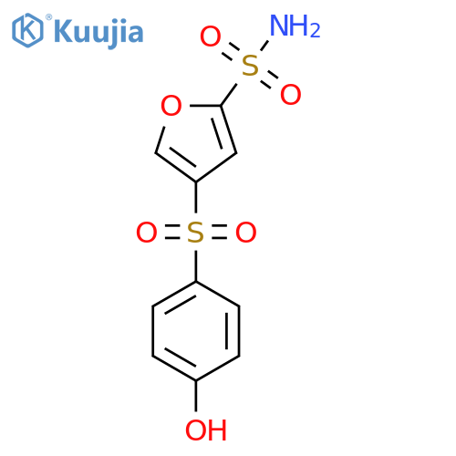 2-Furansulfonamide, 4-[(4-hydroxyphenyl)sulfonyl]- structure