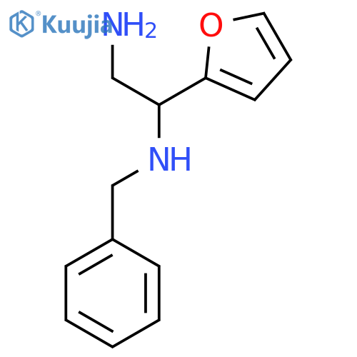 2-amino-1-(furan-2-yl)ethyl(benzyl)amine structure