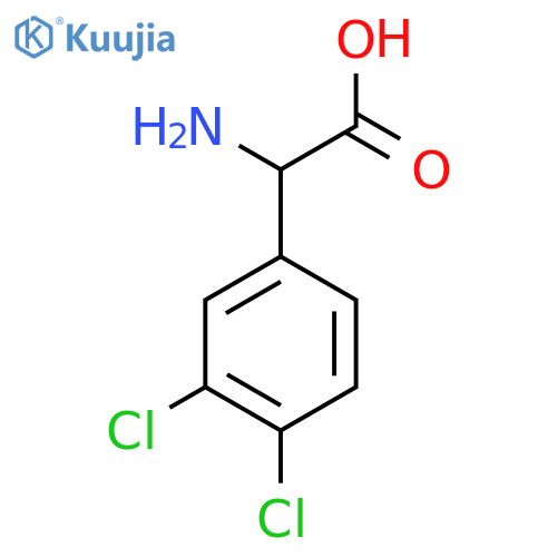 2-Amino-2-(3,4-dichlorophenyl)acetic acid structure