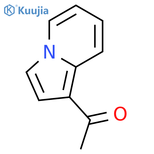 Ethanone, 1-(1-indolizinyl)- (9CI) structure