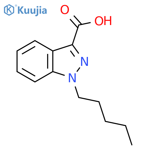 1-Pentyl-1H-indazole-3-carboxylic acid structure