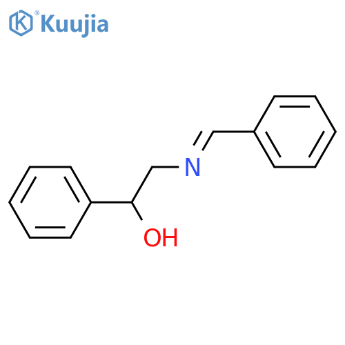 (E)-2-(Benzylideneamino)-1-Phenylethanol structure
