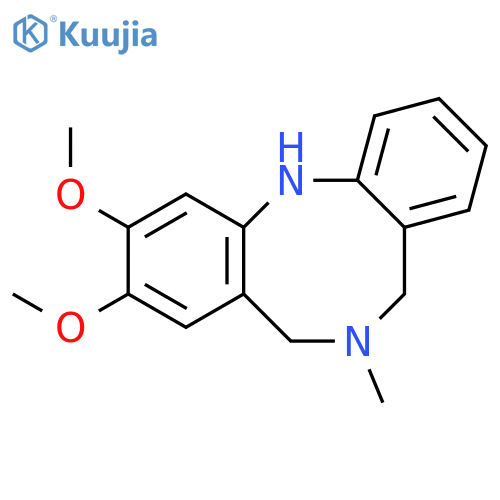 Dibenzo[b,g][1,5]diazocine, 5,6,7,12-tetrahydro-2,3-dimethoxy-6-methyl- structure