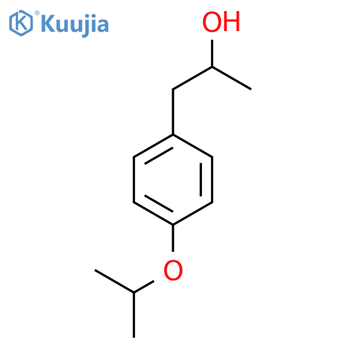 1-4-(propan-2-yloxy)phenylpropan-2-ol structure