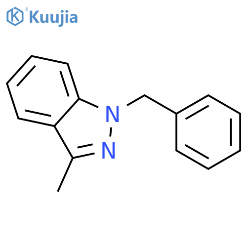 1H-Indazole,3-methyl-1-(phenylmethyl)- structure