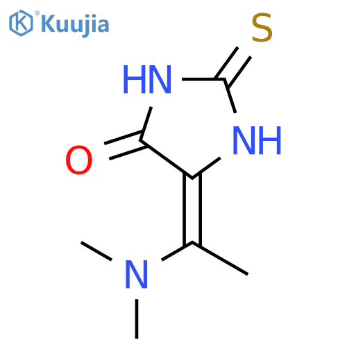 4-Imidazolidinone,5-[1-(dimethylamino)ethylidene]-2-thioxo- structure