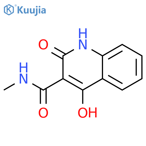 3-Quinolinecarboxamide,1,2-dihydro-4-hydroxy-N-methyl-2-oxo- structure