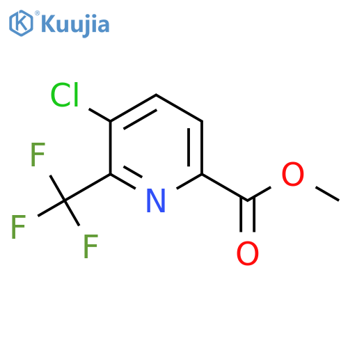 Methyl 5-chloro-6-(trifluoromethyl)picolinate structure