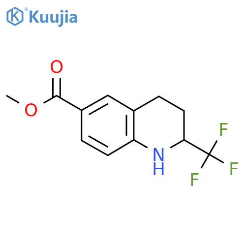 Methyl 2-(trifluoromethyl)-1,2,3,4-tetrahydroquinoline-6-carboxylate structure