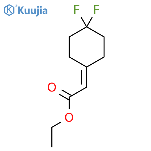 Ethyl 2-(4,4-difluorocyclohexylidene)acetate structure