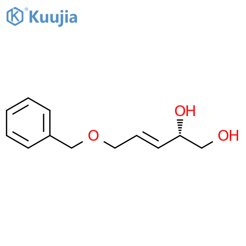 3-Pentene-1,2-diol, 5-(phenylmethoxy)-, (2S,3E)- structure