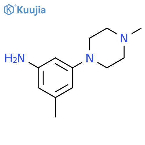 3-methyl-5-(4-methylpiperazin-1-yl)aniline structure
