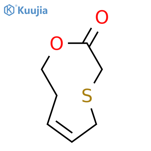 5H-1,4-Oxathionin-2(3H)-one, 8,9-dihydro- structure