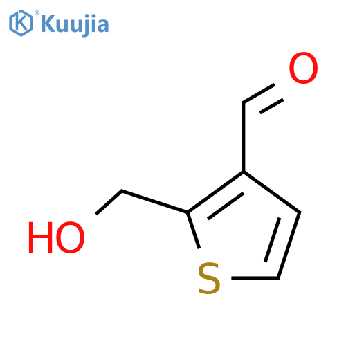 3-Thiophenecarboxaldehyde, 2-(hydroxymethyl)- (9CI) structure