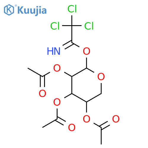 2,3,4-Tri-O-acetyl-α-D-xylopyranosyl Trichloroacetimidate structure