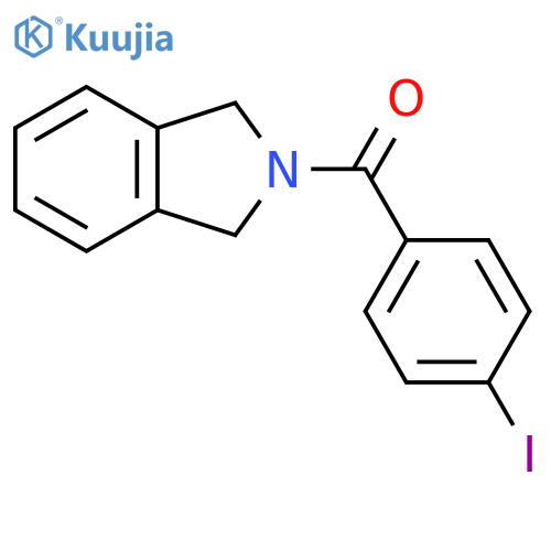 (1,3-Dihydroisoindol-2-yl)-(4-iodophenyl)-methanone structure