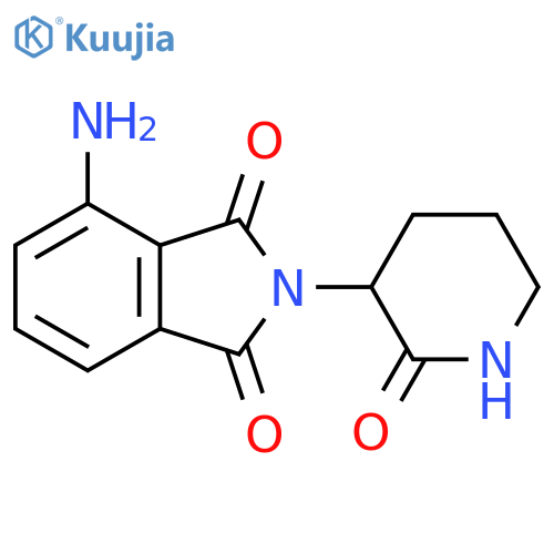 4-Amino-2-(2-oxopiperidin-3-yl)isoindoline-1,3-dione structure