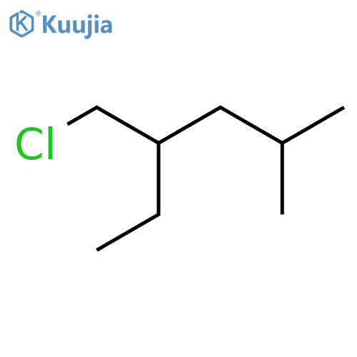 4-(Chloromethyl)-2-methylhexane structure