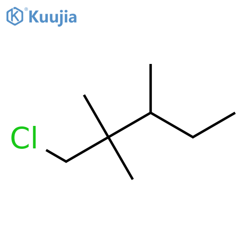 1-Chloro-2,2,3-trimethylpentane structure