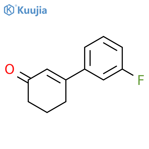3-(3-Fluorophenyl)-2-cyclohexen-1-one structure
