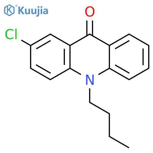 10-Butyl-2-chloro-9(10H)-acridone structure