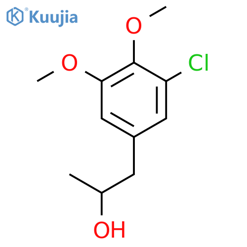 1-(3-Chloro-4,5-dimethoxyphenyl)propan-2-ol structure