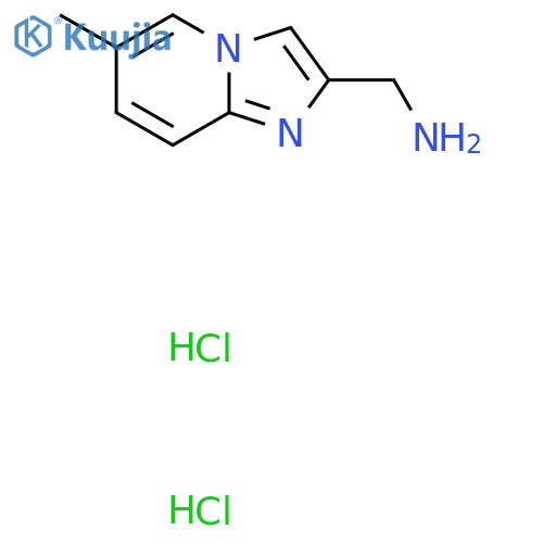 {6-methylimidazo1,2-apyridin-2-yl}methanamine dihydrochloride structure