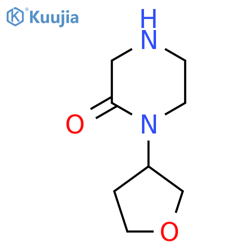 1-(tetrahydro-3-furanyl)-2-piperazinone structure