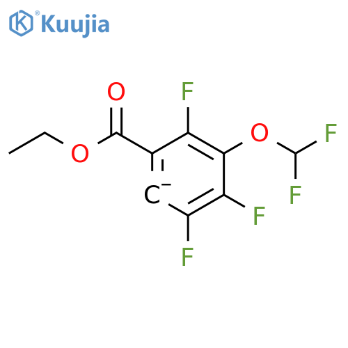 3-(Difluoromethoxy)-2,4,5-trifluorobenzoic acid ethyl ester structure