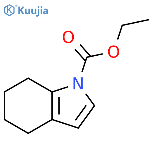 4,5,6,7-tetrahydro-1H-Indole-1-carboxylic acid ethyl ester structure