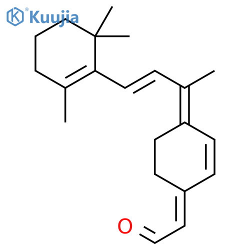 Acetaldehyde,2-[4-[1-methyl-3-(2,6,6-trimethyl-1-cyclohexen-1-yl)-2-propen-1-ylidene]-2-cyclohexen-1-ylidene]- structure