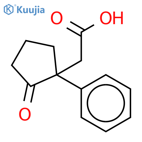 2-oxo-2-(1-phenylcyclopentyl)acetic acid structure