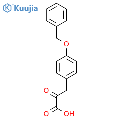 3-[4-(benzyloxy)phenyl]-2-oxopropanoic Acid structure
