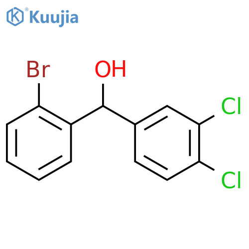 (2-Bromophenyl)(3,4-dichlorophenyl)methanol structure