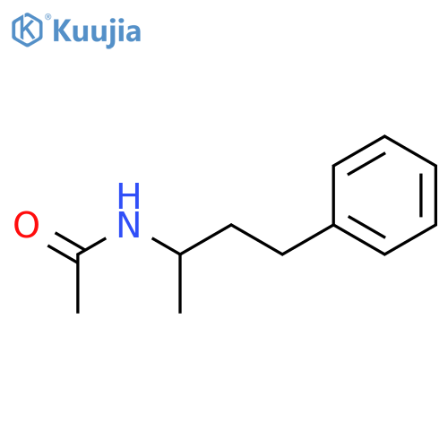 Acetamide, N-(1-methyl-3-phenylpropyl)-, (±)- structure
