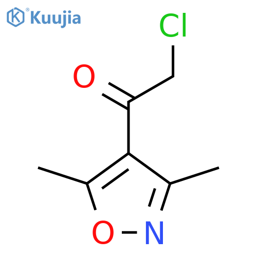 2-Chloro-1-(dimethyl-1,2-oxazol-4-yl)ethan-1-one structure