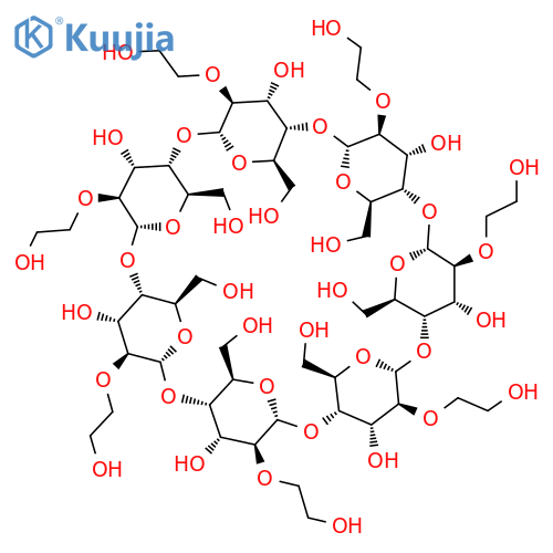 (2-Hydroxyethyl)-β-cyclodextrin structure
