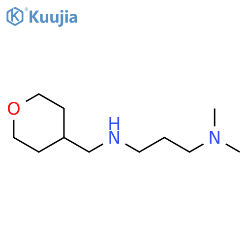 [3-(dimethylamino)propyl][(oxan-4-yl)methyl]amine structure