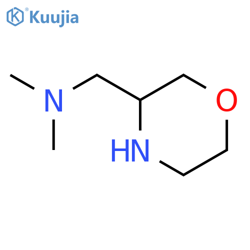 N,N-Dimethyl-1-(morpholin-3-yl)methanamine structure