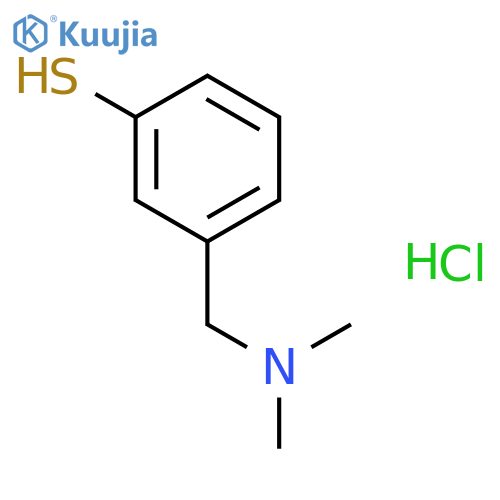 3-(Dimethylamino)methylbenzenethiol Hydrochloride structure