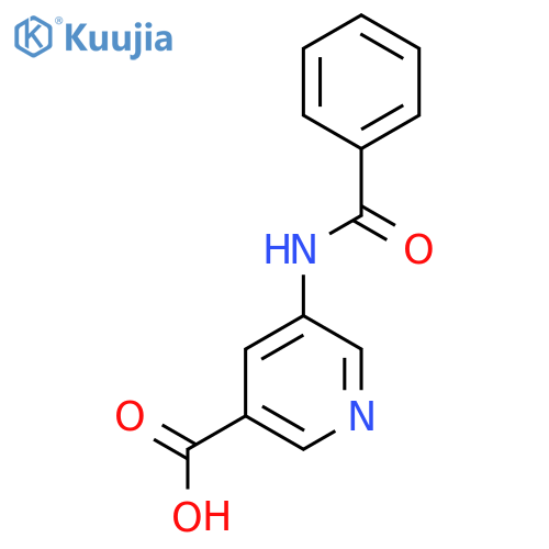 5-benzamidopyridine-3-carboxylic acid structure