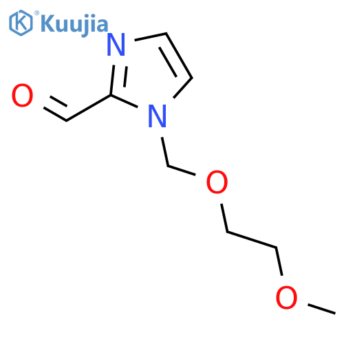 1-[(2-methoxyethoxy)methyl]-1H-Imidazole-2-carboxaldehyde structure