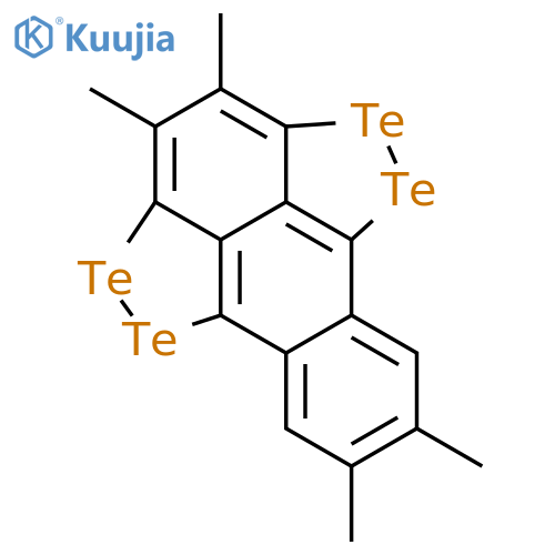 Anthra[1,9-cd:4,10-c'd']bis[1,2]ditellurole, 3,4,8,9-tetramethyl- structure