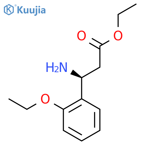 ethyl (3S)-3-amino-3-(2-ethoxyphenyl)propanoate structure