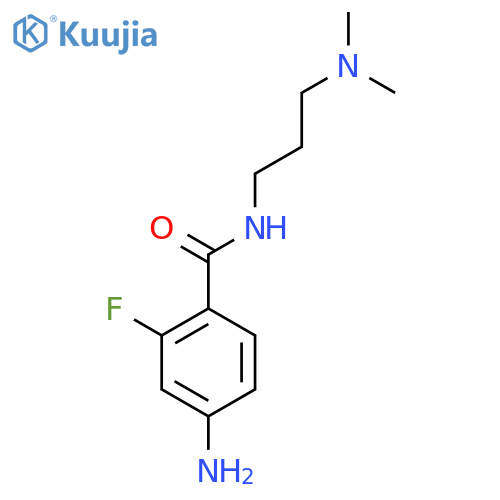 4-Amino-N-(3-(dimethylamino)propyl)-2-fluorobenzamide structure