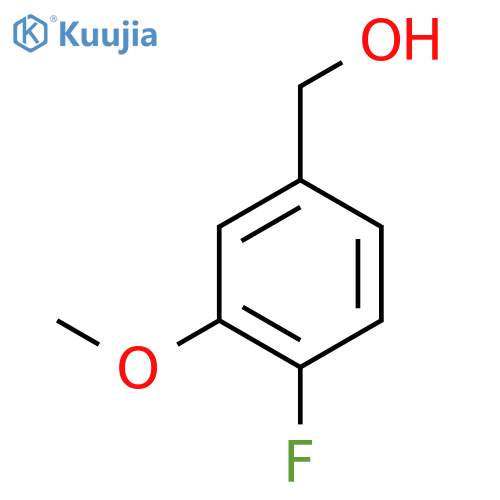 (4-Fluoro-3-methoxyphenyl)methanol structure
