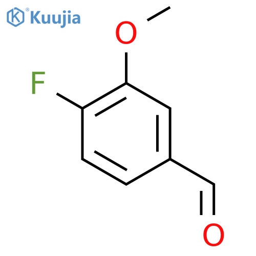 4-Fluoro-3-methoxybenzaldehyde structure